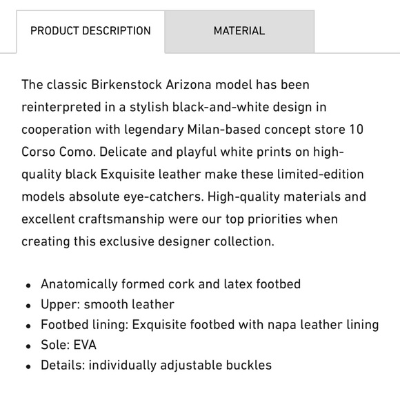 Birkenstock x 10 Corso Como Ltd. Exquisite Sandal - Picture 15 of 16